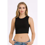 İlke Elastan Kolsuz Crop